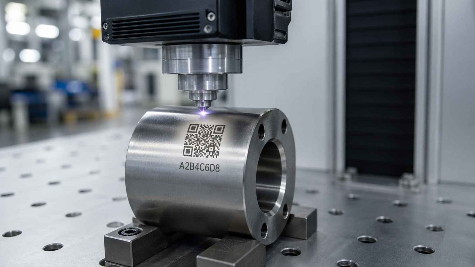 How to Mark QR Codes and Serial Numbers on Metal Parts
